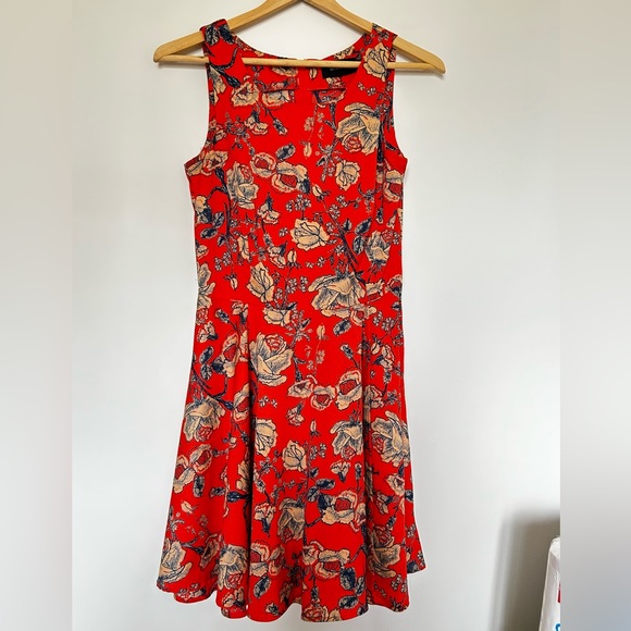 MINKPINK coral floral print summer dress - Picture 1 of 7